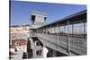 Elevador de Santa Justa, Santa Justa Elevator, Baixa, Lisbon, Portugal, Europe-Markus Lange-Stretched Canvas