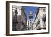 Elevador de Santa Justa, Santa Justa Elevator, Baixa, Lisbon, Portugal, Europe-Markus Lange-Framed Photographic Print