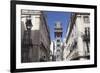 Elevador de Santa Justa, Santa Justa Elevator, Baixa, Lisbon, Portugal, Europe-Markus Lange-Framed Photographic Print