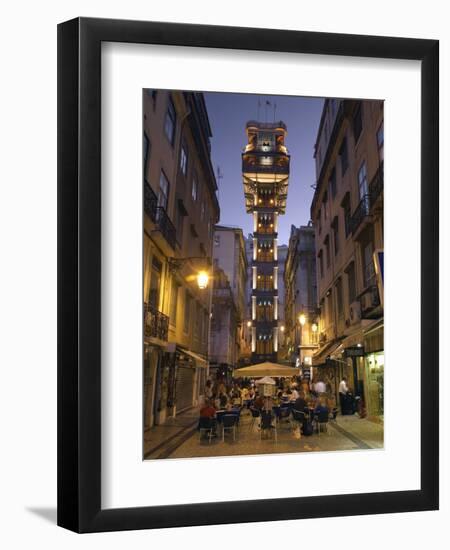 Elevador Do Carmo, Baixa, Lisbon, Portugal-Demetrio Carrasco-Framed Photographic Print