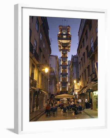 Elevador Do Carmo, Baixa, Lisbon, Portugal-Demetrio Carrasco-Framed Photographic Print