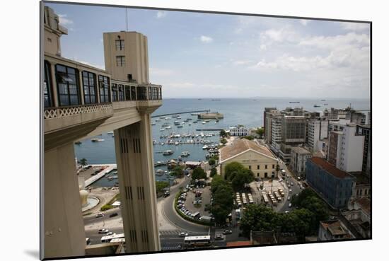 Elevador Lacerda, Salvador (Salvador de Bahia), Bahia, Brazil, South America-Yadid Levy-Mounted Photographic Print