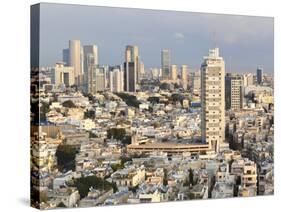 Elevated City View Towards the Commercial and Business Centre, Tel Aviv, Israel, Middle East-Gavin Hellier-Stretched Canvas