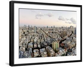 Elevated City View Towards the Commercial and Business Centre, Tel Aviv, Israel, Middle East-Gavin Hellier-Framed Photographic Print