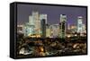 Elevated City View Towards the Commercial and Business Centre, Tel Aviv, Israel, Middle East-Gavin Hellier-Framed Stretched Canvas