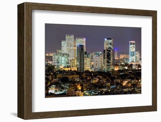 Elevated City View Towards the Commercial and Business Centre, Tel Aviv, Israel, Middle East-Gavin Hellier-Framed Photographic Print