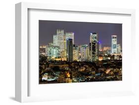 Elevated City View Towards the Commercial and Business Centre, Tel Aviv, Israel, Middle East-Gavin Hellier-Framed Photographic Print