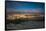 Elevated city view with Temple Mount and Dome of the Rock from the Mount of Olives at dawn, Jeru...-null-Framed Stretched Canvas