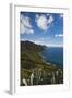 Elevated Costal View of Morsiglia, Le Cap Corse, Corsica, France-Walter Bibikow-Framed Photographic Print