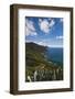 Elevated Costal View of Morsiglia, Le Cap Corse, Corsica, France-Walter Bibikow-Framed Photographic Print