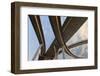 Elevated Expressway. the Curve of Suspension Bridge, Thailand.-Prasit Rodphan-Framed Photographic Print