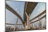 Elevated Expressway. the Curve of Suspension Bridge, Thailand.-Prasit Rodphan-Mounted Photographic Print