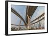 Elevated Expressway. the Curve of Suspension Bridge, Thailand.-Prasit Rodphan-Framed Photographic Print