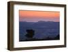 Elevated landscape view from the Pena Cabarga mountain at dawn, Santander, Cantabria Province, S...-null-Framed Photographic Print