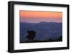 Elevated landscape view from the Pena Cabarga mountain at dawn, Santander, Cantabria Province, S...-null-Framed Photographic Print