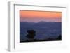 Elevated landscape view from the Pena Cabarga mountain at dawn, Santander, Cantabria Province, S...-null-Framed Photographic Print