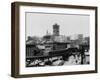 Elevated Railroad in New York City-null-Framed Premium Photographic Print