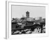 Elevated Railroad in New York City-null-Framed Photographic Print