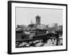 Elevated Railroad in New York City-null-Framed Photographic Print