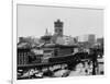 Elevated Railroad in New York City-null-Framed Photographic Print