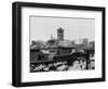 Elevated Railroad in New York City-null-Framed Photographic Print