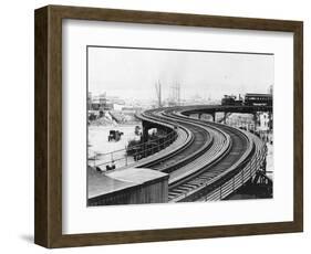 Elevated Railroad-null-Framed Photographic Print