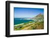 Elevated scenic views on the way to Cape Point, Cape of Good Hope, outside of Cape Town, South A...-null-Framed Photographic Print