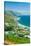 Elevated scenic views on the way to Cape Point, Cape of Good Hope, outside of Cape Town, South A...-null-Stretched Canvas