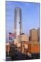 Elevated Skyline from Bricktown, Oklahoma City, Oklahoma, USA-Walter Bibikow-Mounted Photographic Print