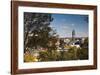 Elevated Skyline with Old Courthouse, Sioux Falls, South Dakota, USA-Walter Bibikow-Framed Photographic Print