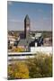 Elevated Skyline with Old Courthouse, Sioux Falls, South Dakota, USA-Walter Bibikow-Mounted Premium Photographic Print