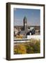 Elevated Skyline with Old Courthouse, Sioux Falls, South Dakota, USA-Walter Bibikow-Framed Photographic Print