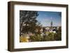 Elevated Skyline with Old Courthouse, Sioux Falls, South Dakota, USA-Walter Bibikow-Framed Photographic Print