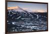 Elevated Town View from Mount Baldy, Breckenridge, Colorado, USA-Walter Bibikow-Framed Photographic Print