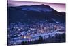 Elevated Town View from Mount Baldy, Breckenridge, Colorado, USA-Walter Bibikow-Stretched Canvas