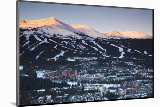 Elevated Town View from Mount Baldy, Breckenridge, Colorado, USA-Walter Bibikow-Mounted Photographic Print