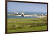 Elevated Town View, Goury, Normandy, France-Walter Bibikow-Framed Photographic Print