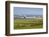 Elevated Town View, Goury, Normandy, France-Walter Bibikow-Framed Photographic Print