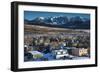 Elevated Town View, Morning, Crested Butte, Colorado, USA-Walter Bibikow-Framed Photographic Print