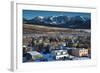 Elevated Town View, Morning, Crested Butte, Colorado, USA-Walter Bibikow-Framed Photographic Print