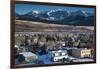 Elevated Town View, Morning, Crested Butte, Colorado, USA-Walter Bibikow-Framed Photographic Print