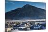 Elevated Town View, Morning, Crested Butte, Colorado, USA-Walter Bibikow-Mounted Photographic Print