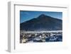 Elevated Town View, Morning, Crested Butte, Colorado, USA-Walter Bibikow-Framed Photographic Print