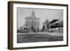 Elevated Train Station in New York-Charles Pollock-Framed Photographic Print