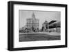 Elevated Train Station in New York-Charles Pollock-Framed Photographic Print