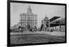 Elevated Train Station in New York-Charles Pollock-Framed Photographic Print