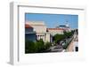 Elevated view down Pennsylvania Avenue, Washington D.C. with Old Post Office tower in view, Wash...-null-Framed Photographic Print