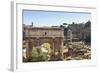 Elevated View from Behind the Capitol of the Arch of Septimius Severus in the Forum, Rome, Lazio-Eleanor Scriven-Framed Photographic Print