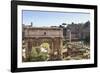 Elevated View from Behind the Capitol of the Arch of Septimius Severus in the Forum, Rome, Lazio-Eleanor Scriven-Framed Photographic Print
