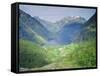 Elevated View from Flydalsjuvet of the Geiranger Fjord, Western Fjords, Norway, Scandinavia, Europe-Gavin Hellier-Framed Stretched Canvas